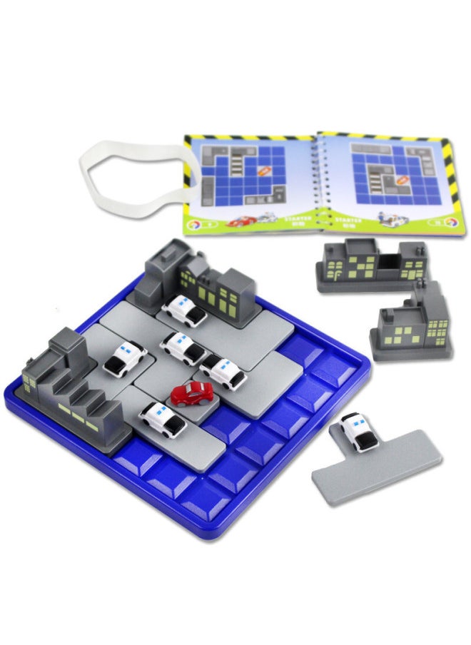 Thrilling Intercept Police Catch Thief 120 Off Maze Children's Reasoning Intelligence Game Toy-Color:Thrilling Interception Level 60