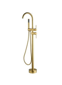 milano Milano Clarke Freestanding Bath Shower Mixer Matt Gold  - Image 1