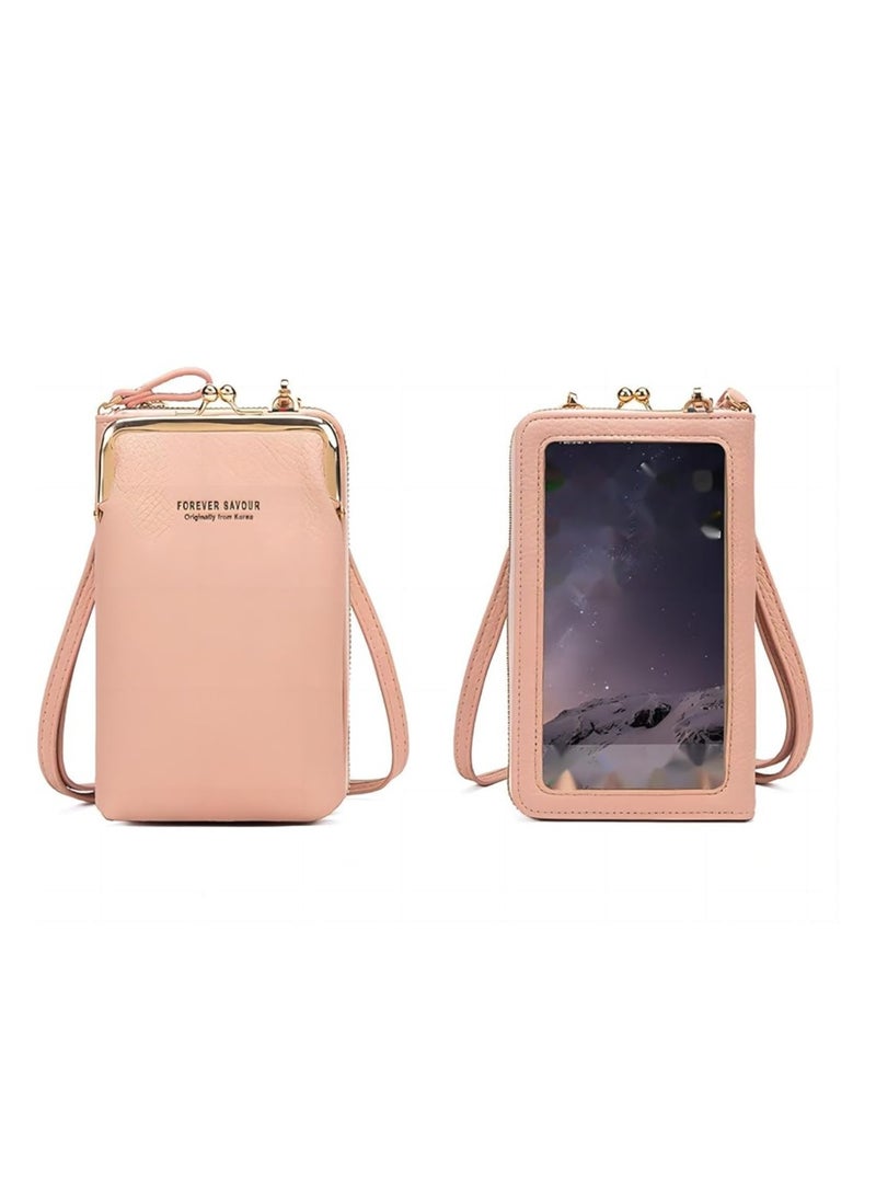 Cool Baby Style COOLBABY Lightweight Crossbody Cell Phone Purse for Women  PU Leather Shoulder Bag Card Holder Wallet  - Image 1