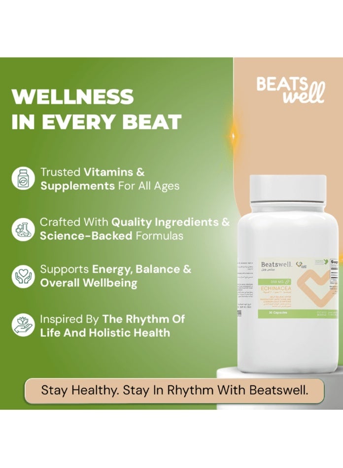 BeatsWell بياتسويل إشنسا 350 مجم - 30 كبسولة - Image 2