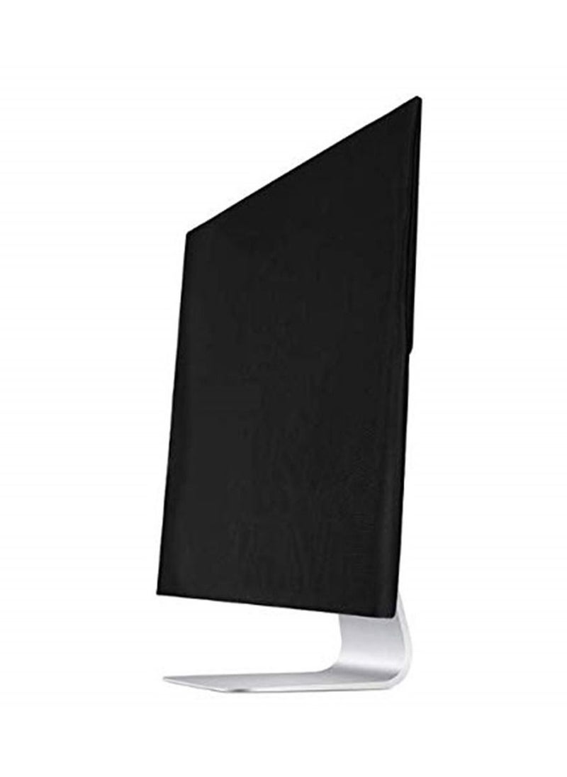 Generic - Polyester Computer Monitor Dust Cover with Inner Lining for Apple iMac LCD Screen (Black 27in) - Image 1