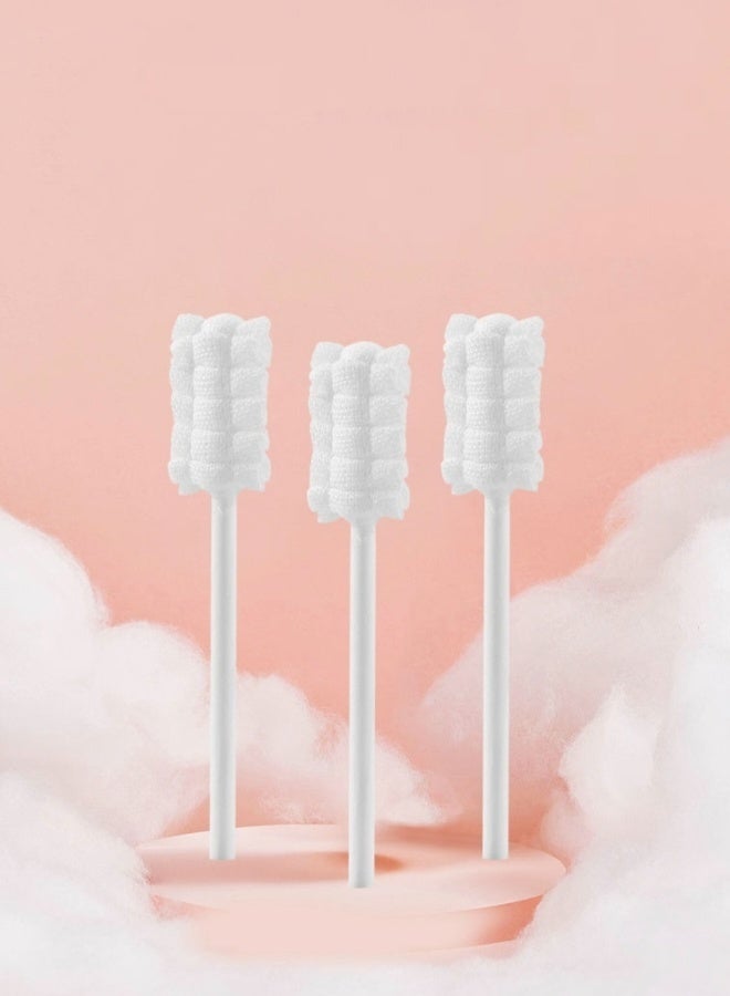 60 Pcs Baby Tongue Cleaner Infant Tongue Cleaner Newborn Gauze Oral Cleanser Mouth Tongue Cleaner Infant Toothbrush Baby Toothbrush For Babies and Toddlers - Image 5