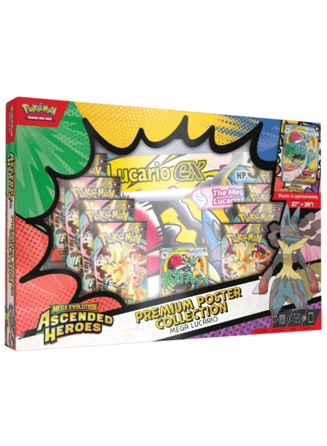 Pokemon Pokémon  Mega Evolution—Ascended Heroes - Premium Poster Collection—Mega Lucario - Image 1