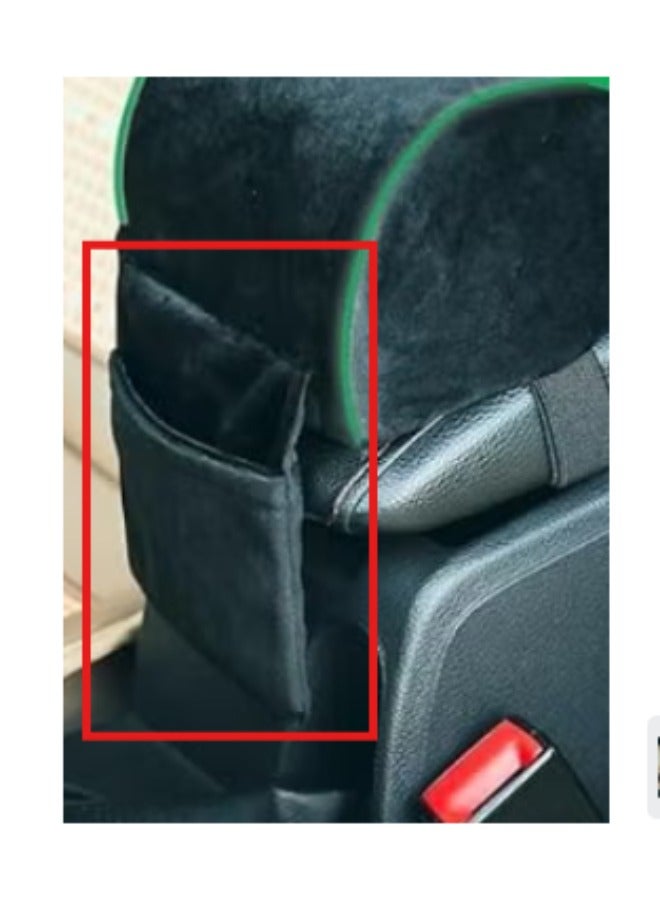 CGS American Memory Foam Car Armrest and Phone Holder Suitable for Most Cars, Gray