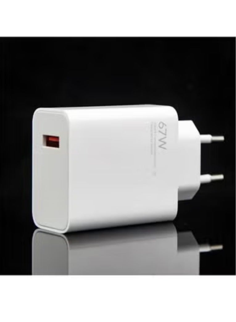 MUNTAQI 67W Fast Charging Power Adapter with USB Type-C Cable, High-Speed Wall Charger for Smartphones, Tablets, Laptops, and USB-C Devices – Compact Travel Charger with Intelligent Safety Protection, Universal Compatibility, Quick Charge Support - Image 2