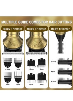Generic Beard Trimmer for Men, Beard Grooming Kit, Waterproof Hair Clippers Hair Trimmer for Mustache, Body, Facial, Nose Hair Cutting, Electric Razor  - Image 4
