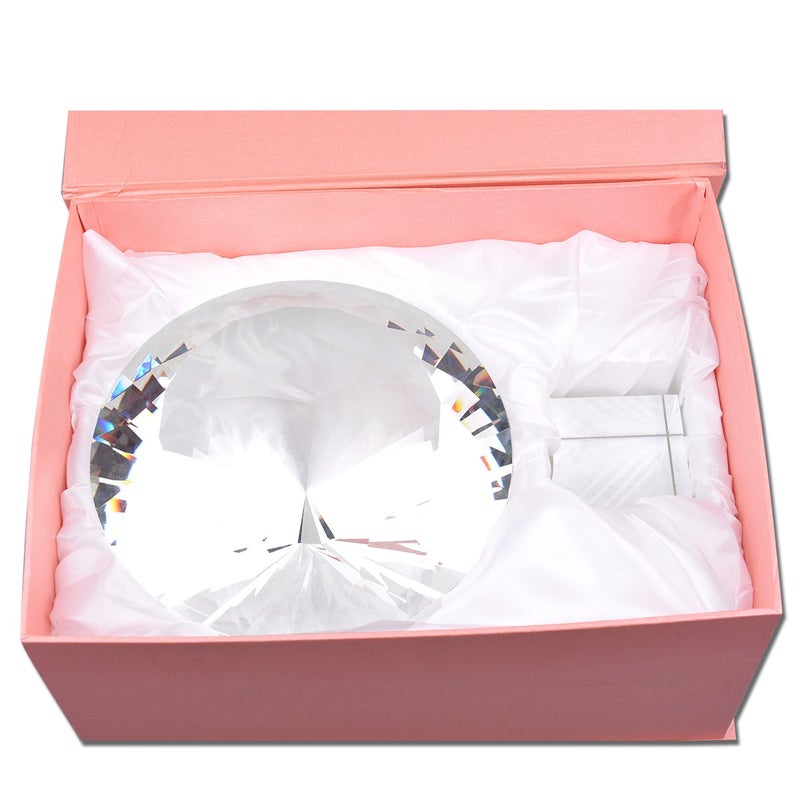 LONGWIN 200mm(8 inch) Big Crystal Diamond Paperweight Wedding Centerpiece - Image 4