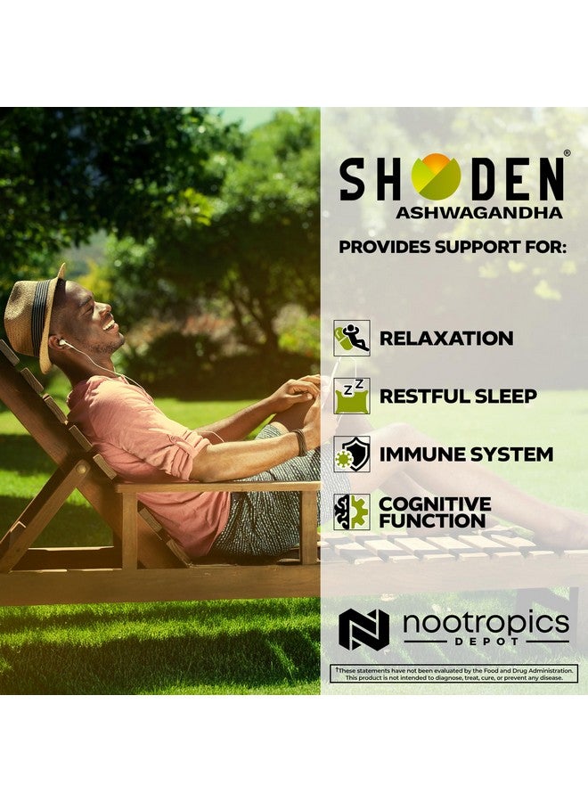 Nootropics Depot Shoden Ashwagandha Extract Capsules | 120mg | 30 Count | 35% Withanolides - Image 4