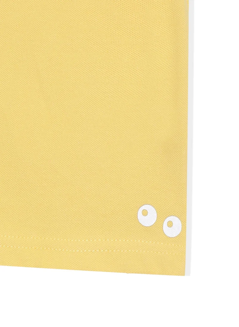 Pilolo Classic Unisex Knit Cotton Polo - Yellow