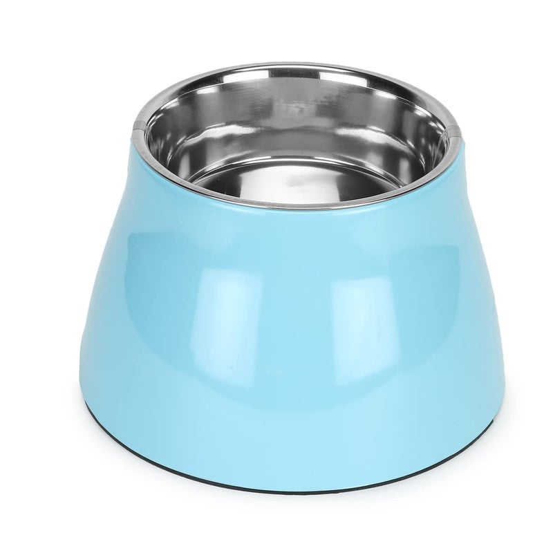 BASIL Pet Elevated Food Bowl for Dogs & Cats (Blue) - Image 1