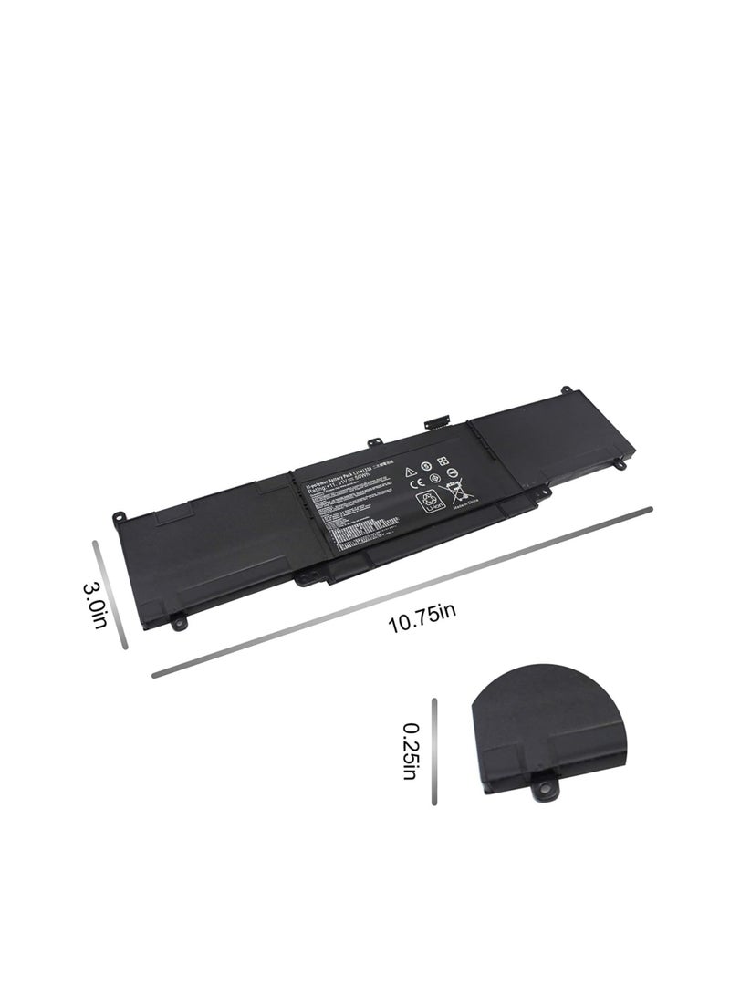 Terabyte استبدال بطارية اللابتوب C31N1339 0B200-00930000 3ICP7/55/90 لأجهزة Asus ZenBook UX303UB UX303LN Q302L Q302LA Q302LG UX303 UX303L UX303LA UX303LN UX303LB UX303LNB UX303UA Q302LA-BHI3T09 (11.31V 50Wh) - Image 2