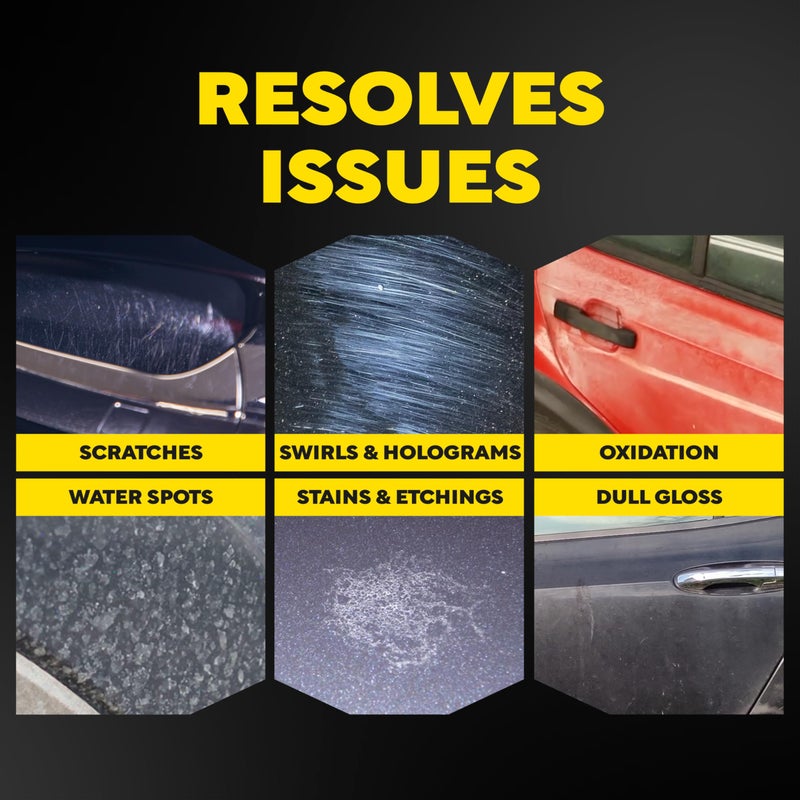 Meguiar's Mirror Glaze Bundle - Compound and Polish Kit for Scratch-Free Exterior Gloss, Featuring M105 Ultra-Cut Compound and M205 Ultra-Finishing Polish - Image 3