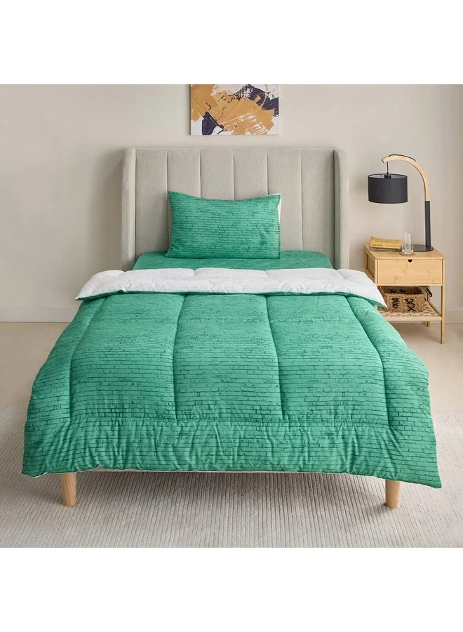 Home Box Tom Gearhead 2-Pieces Freestyle Twin Cotton Comforter Set 160 x 220 cm