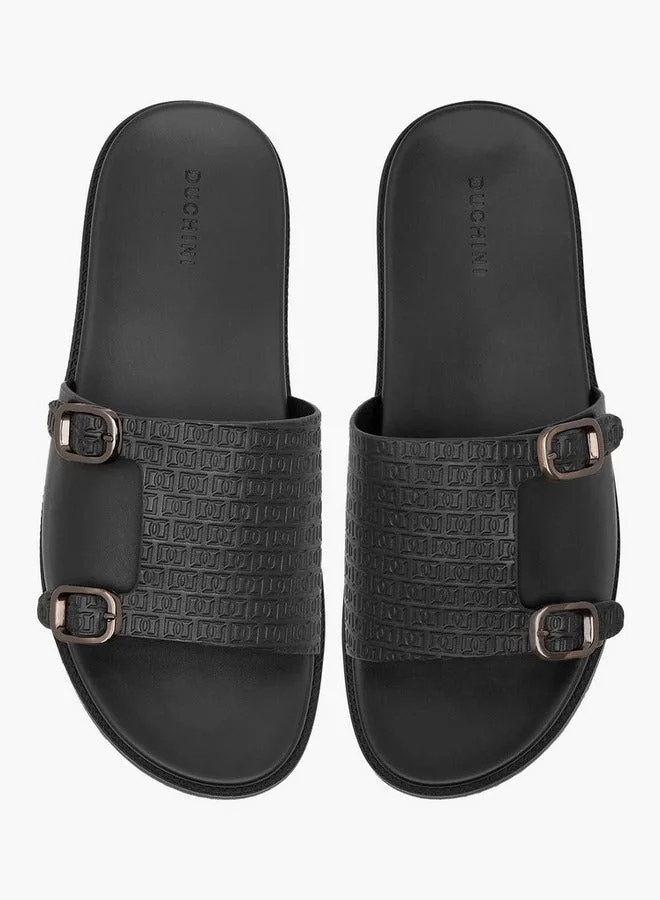 دوتشيني صنادل رجالي مونوغرام مريحة سهلة الارتداء