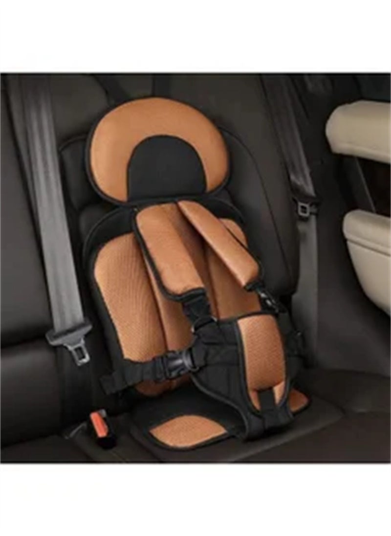 Auto Child Safety Seat Simple Car Portable Seat Belt, Foldable Car Seat Booster Seat for Car Protection, Travel Car Seat Accessories
