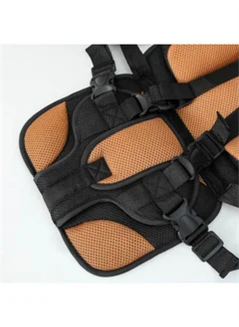 Auto Child Safety Seat Simple Car Portable Seat Belt, Foldable Car Seat Booster Seat for Car Protection, Travel Car Seat Accessories