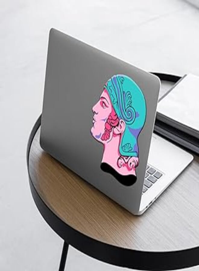Generic Laptop skin size 15×15 on the outside and 8×7 on the inside, removable Laptop skin, Sticker multi-colored, transparent vinyl plastic sticker - 6221243349280