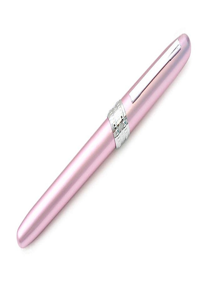 PLATINUM Plaisir Fountain Ink Pen with SS Fine Nib, Pink Barrel, Cap, Anodized Aluminium Body With Shiny Surface, Black Ink Cartridge Included, Slip & Seal Cap Design, Ideal for Adults Daily Use - Image 2
