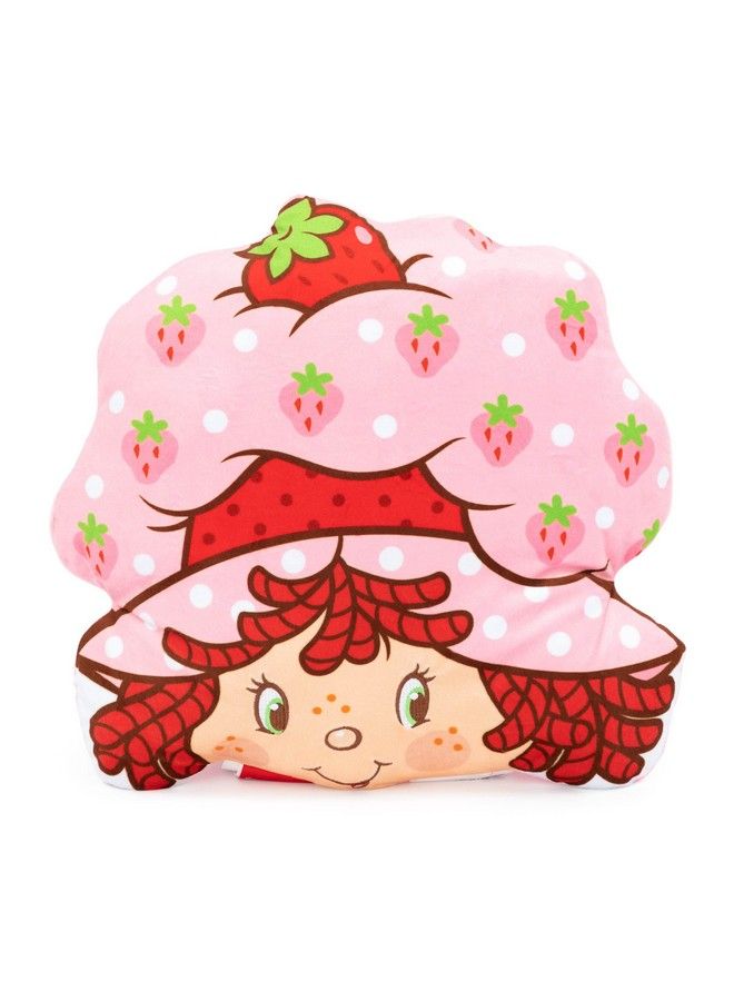 Strawberry Shortcake Pink Strawberries Galore Nogginz Set 40 X 50 Inch Blanket & Pillow Kids Super Soft 2 Piece Set  - Image 5