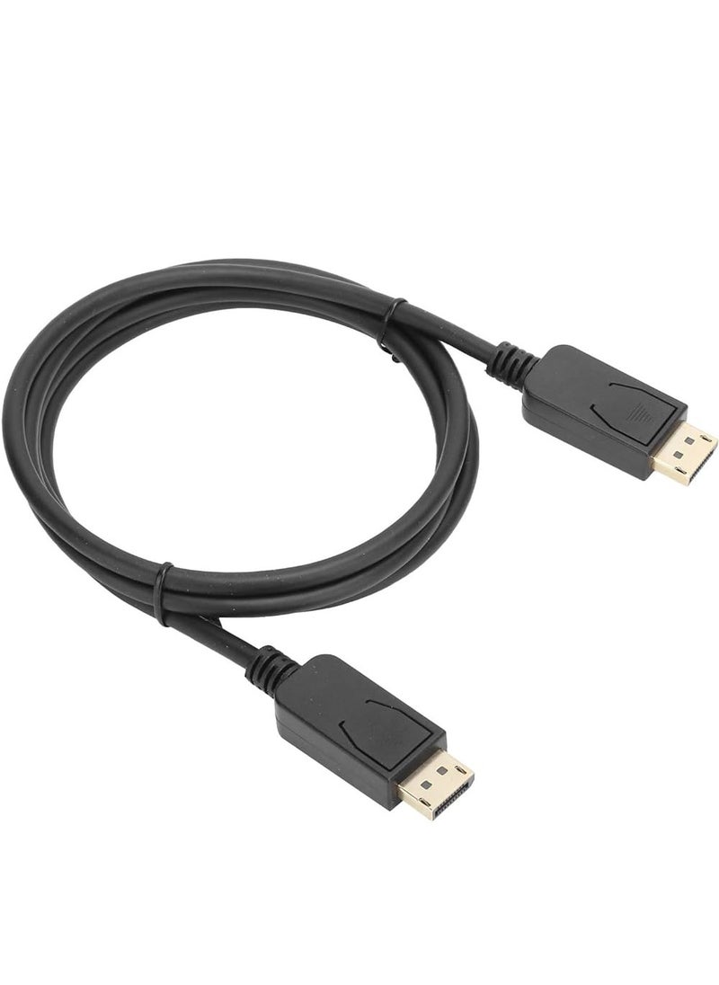 FUJISHKA - DisplayPort to DisplayPort (DP to DP) Cable – 1.8 Meters, Version 1.2 – High-Speed Video Adapter Cable, ABS Build for Office and Home Use - Image 1