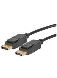 FUJISHKA DisplayPort to DisplayPort (DP to DP) Cable – 1.8 Meters, Version 1.2 – High-Speed Video Adapter Cable, ABS Build for Office and Home Use  - Image 4