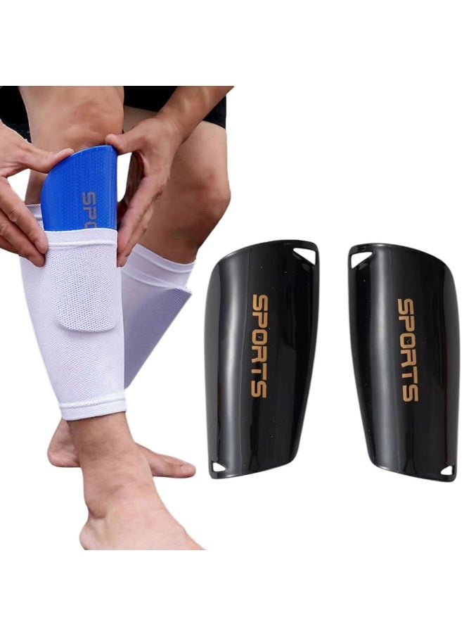 سبورتس واقيات قصبة Sport للساق لكرة القدم والرياضات الاخري ®️ - وسادات قصبة الساق واكمام مع جيب داخلي محسن للاولاد والبنات والرجال والنساء لالعاب كرة القدم - معدات واقية لكرة القدم  - Image 1