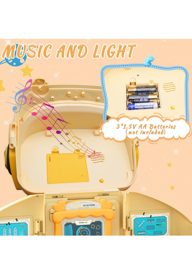 KASTWAVE - Space Exploration Toy Set - Includes Spaceship, Astronaut Figures, Rover, Station, Capsule & Shuttle with Lights & Sounds, Astronaut Toys Kid Ideal for 3-8 Year Old Boys - Image 1