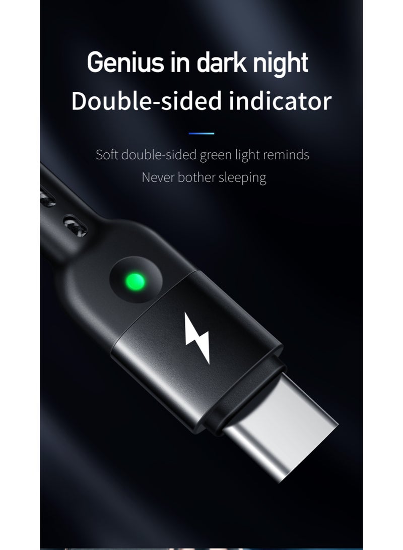 مكدودو Mcdodo كابل بيانات Type-C ملفوف 1.8 متر (دعم QC 4.0/3.0، إضاءة LED) - Image 5