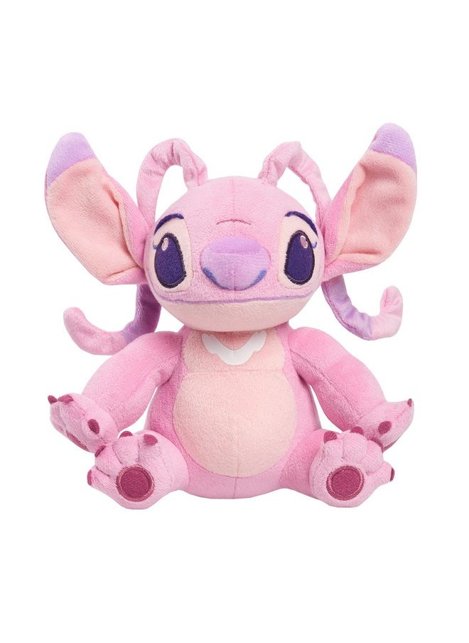 STITCH - Lilo & Stitch 6-Inch Bean Plushie Angel, Stuffed Animal, Alien, Officially Licensed Kids Toys For Ages 2 Up By Just Play - Image 1