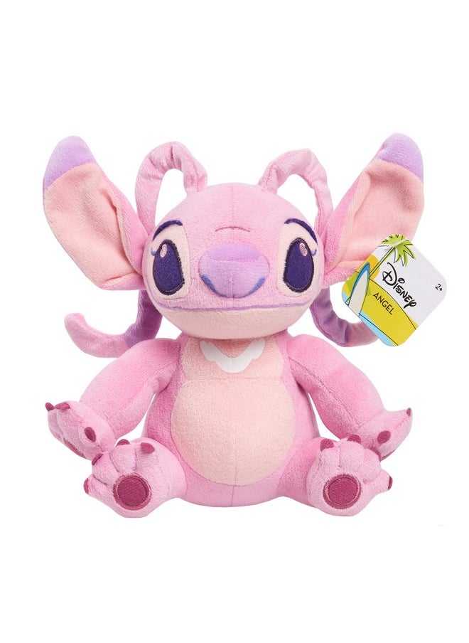 STITCH - Lilo & Stitch 6-Inch Bean Plushie Angel, Stuffed Animal, Alien, Officially Licensed Kids Toys For Ages 2 Up By Just Play - Image 1