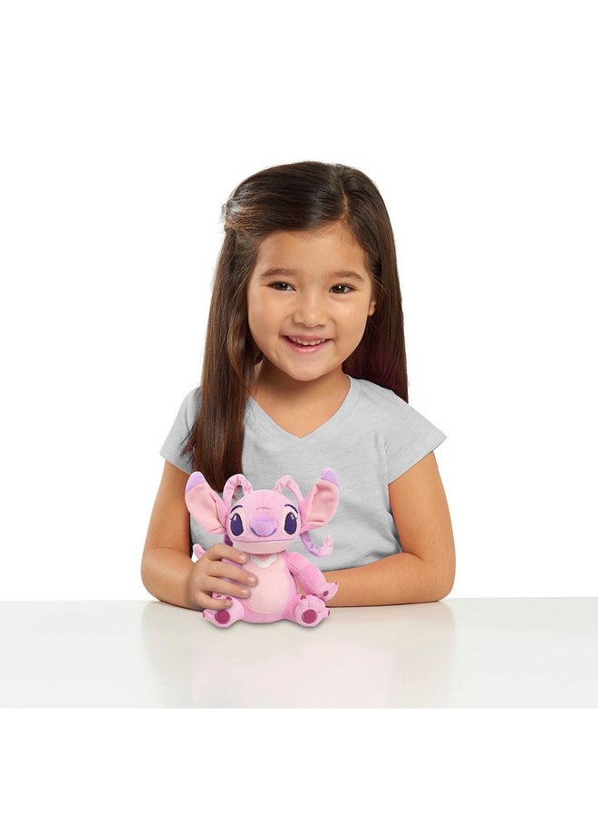 STITCH - Lilo & Stitch 6-Inch Bean Plushie Angel, Stuffed Animal, Alien, Officially Licensed Kids Toys For Ages 2 Up By Just Play - Image 1