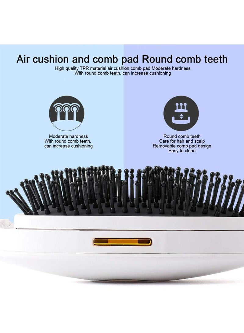 Y&D Electric Massage Comb, Ionic Hairbrush Portable Anti‑Static Straight Hair Smoothes Frizz Hairbrus for Home Travel - Image 3