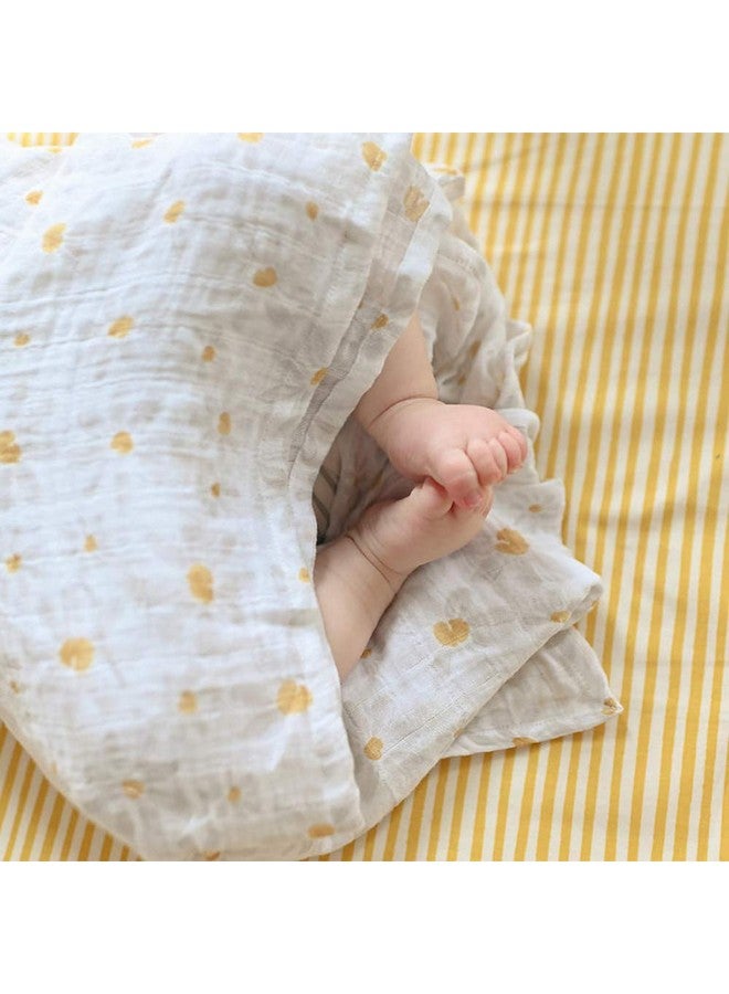 PEHR Muslin Cotton Swaddle, Follow me Whale | Organic Baby Blanket | Ultra-Soft & Versatile | Playful Animal Print | 47” x 47” - Image 5