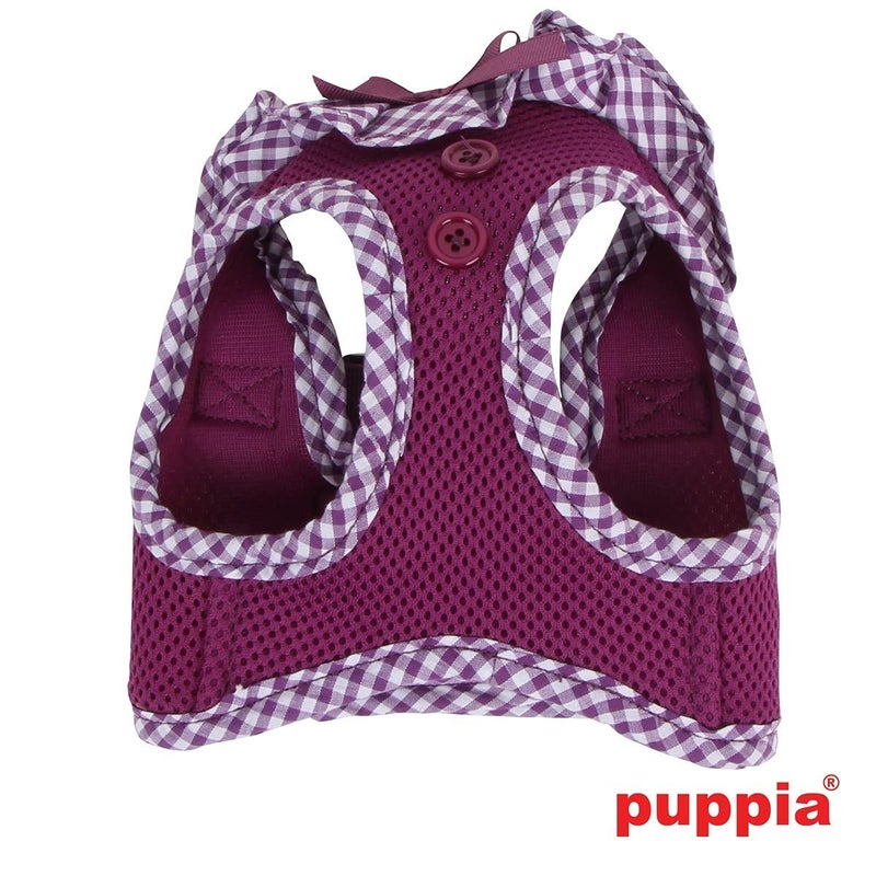 Puppia Vivien Vest Dog Harness Step-in All Season Mesh Cute No Pull No Choke Walking Training for Small Dog, Purple, Large - Image 4