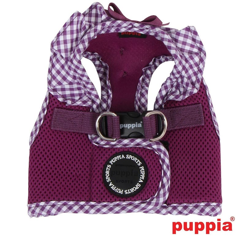 Puppia Vivien Vest Dog Harness Step-in All Season Mesh Cute No Pull No Choke Walking Training for Small Dog, Purple, Large - Image 3