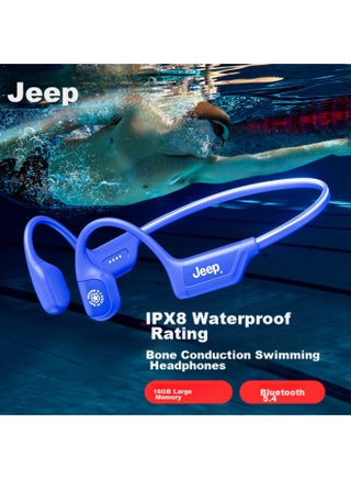 Jeep, American Outdoor Brand, Bone Conduction Bluetooth Headphones, Ear-hook Open-style, Not In-ear, For Sports And Swimming, Ipx8 Waterproof, 16gb Storage, Compatible With Apple And Huawei - pzsku/Z981433A491351337E2C4Z/45/1751012272/e70e45f9-8d26-4abd-afa6-ed25c0effb52