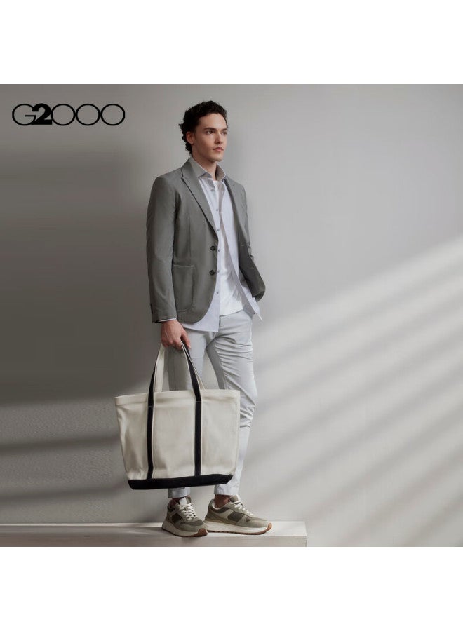 G2000 Non-iron Wrinkle-resistant Easy-care Spring Summer Commuter Long Sleeve Shirt Medium Gray XL - Image 3