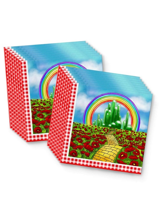 Birthday Galore The Wonderful Wizard of Oz Birthday Party Supplies Set Plates Napkins Cups Tableware Kit for 16  - Image 4