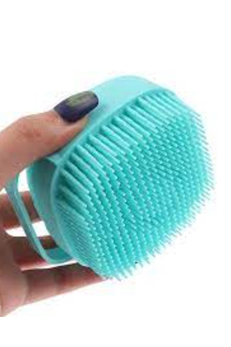 "Silicone Bath Sponge with Hand and Tank - Versatile Bath Sponge for Kids and Adults with Soap Reservoir for Showering, Perfect for Daily Body and Hair Care, and for Babies" - Image 3