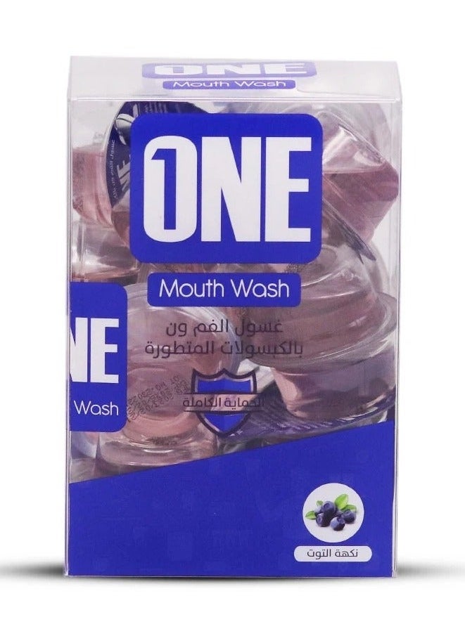 One Advanced Mouth wash Berries Flavor Capsules - 20 * 15 ml - pzsku/Z981451FDCF08D1E79A98Z/45/_/1721122573/e5e9de58-5b1d-4ace-9f47-ed620daaa31c