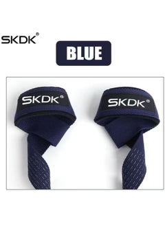 SKDK Cotton Hard Pull Wrist Lifting Straps Grips Band-Deadlift Straps with Neoprene Cushioned Wrist Padded and Anti-Skid Silicone - for Weightlifting, Bodybuilding, Xfit, Strength Training  - Image 2