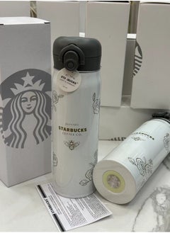 Starbucks Starbucks Classic 304 Stainless Steel Insulated Bottle, 500ml Storage, 24H Thermal Retention 