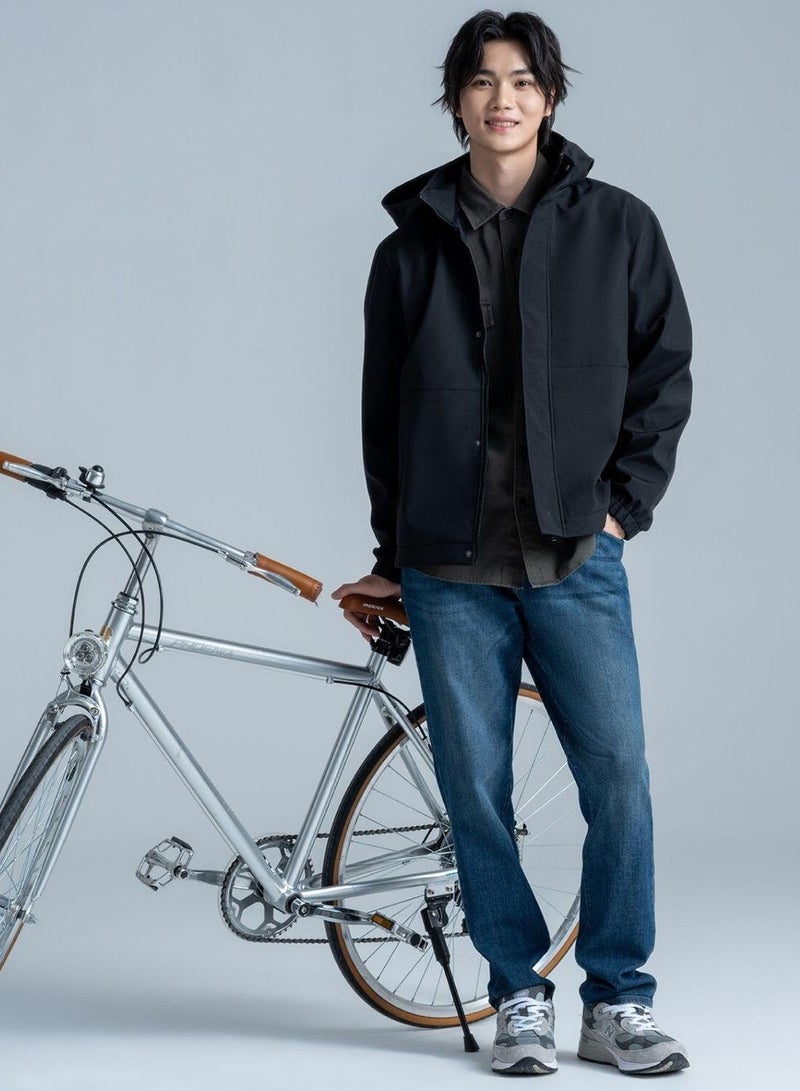 GIORDANO Men’s Regular Tapered Mid-Rise Stretch Denim Jeans - Image 3