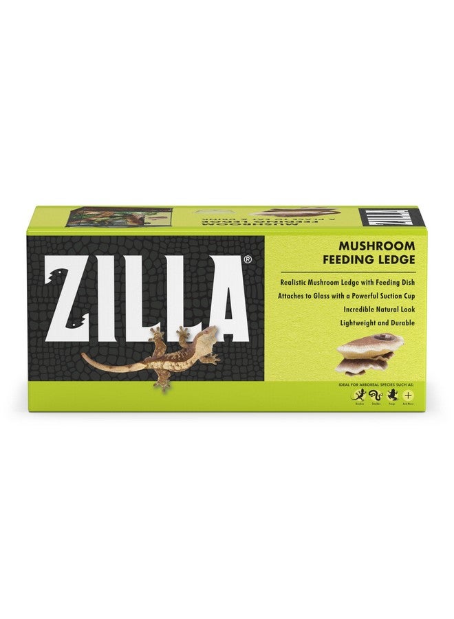 Zilla Vertical Décor Mushroom Feeding Ledge One Size,Brown 9.5 In - Image 2