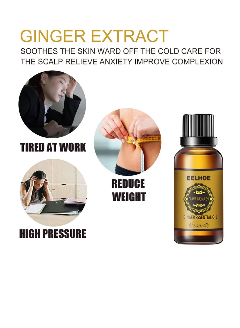 EELHOE 3 bottles of essential oil for abdominal fat removal  - Image 4