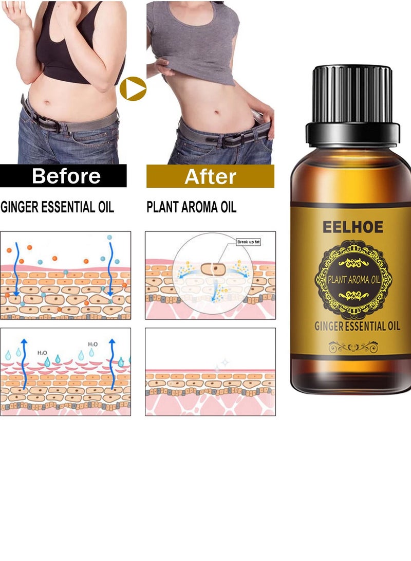 EELHOE 3 bottles of essential oil for abdominal fat removal  - Image 5