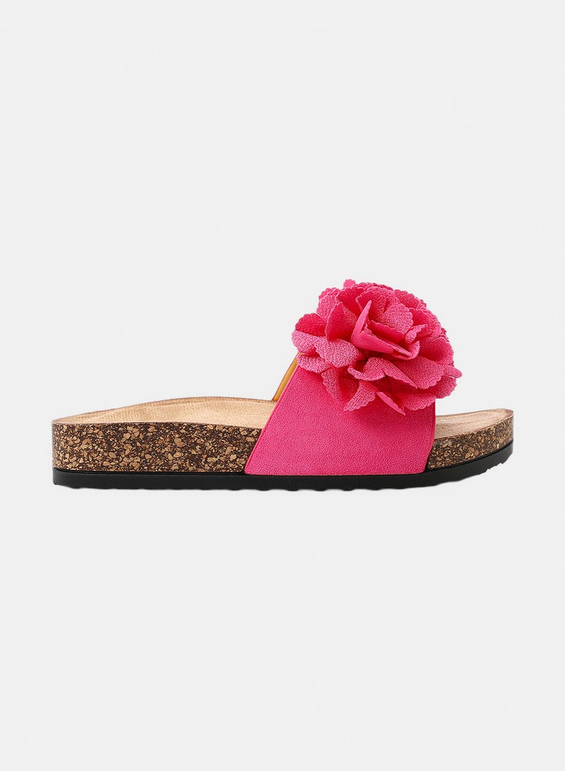 Dejavu Shoes KND-DJTX-006 3D Floral Appliqué Pattern Slippers -  For Women - Image 2