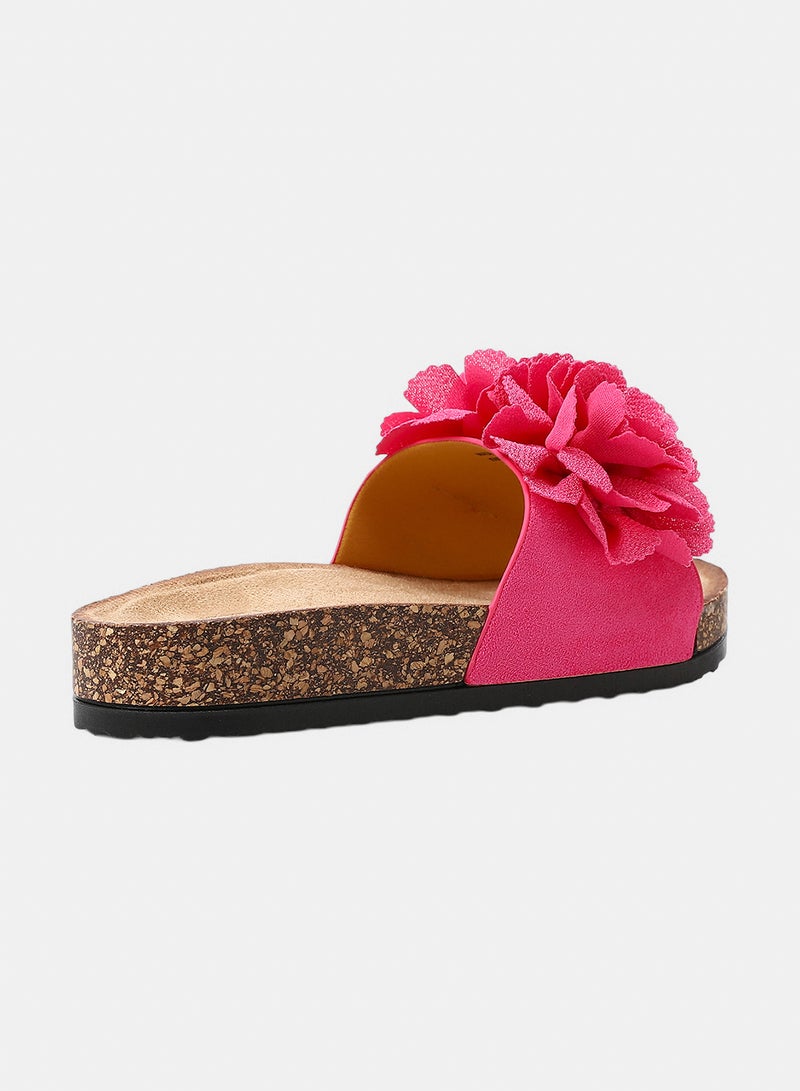 Dejavu Shoes KND-DJTX-006 3D Floral Appliqué Pattern Slippers -  For Women - Image 3