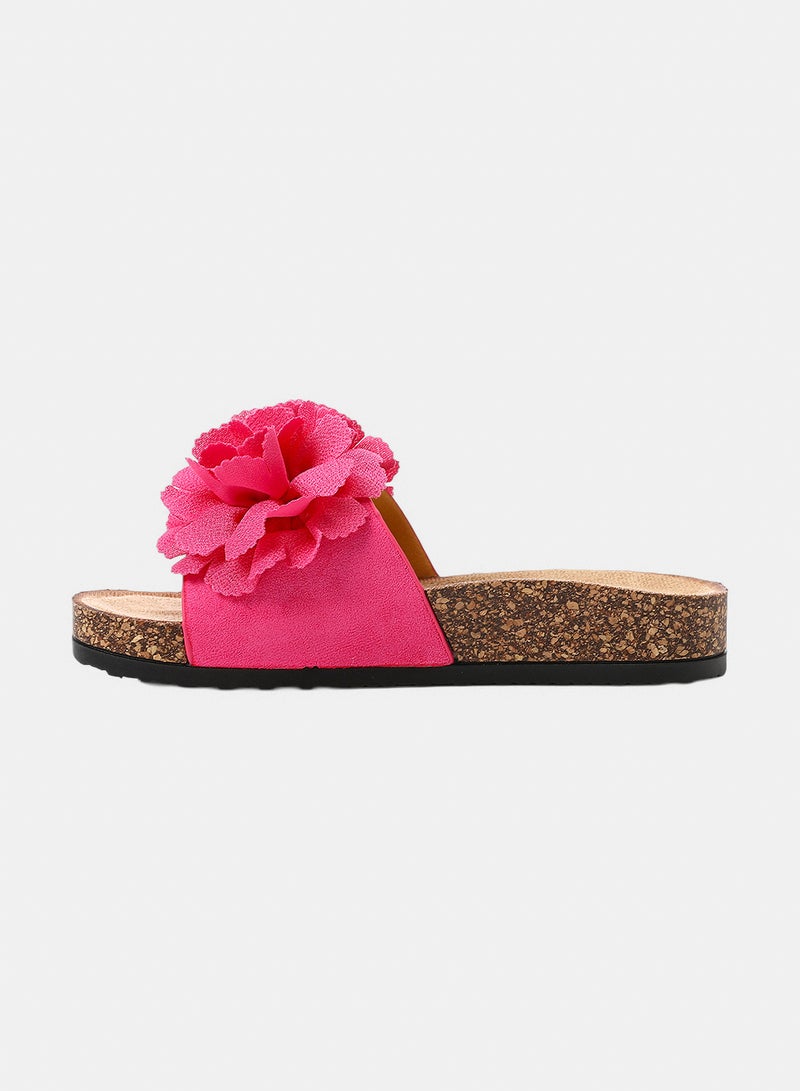 Dejavu Shoes KND-DJTX-006 3D Floral Appliqué Pattern Slippers -  For Women - Image 4