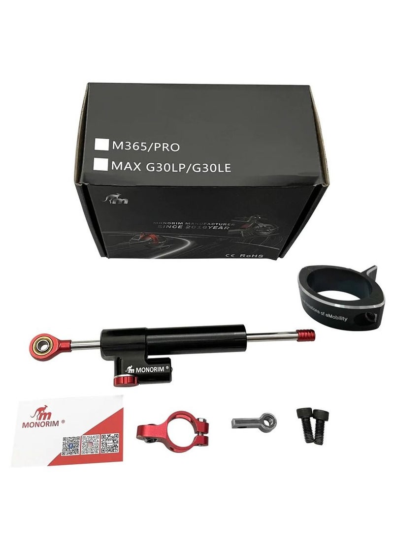 monorim - Damper For Xiaomi M365/1S/Es/Pro1/Pro2/Mi3/Mi4 Pro Fixed Direction Free Hands New Experience Accessories Part-Black - Image 1